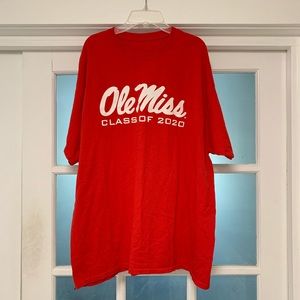 Ole Miss class 2020 cotton tee mens L